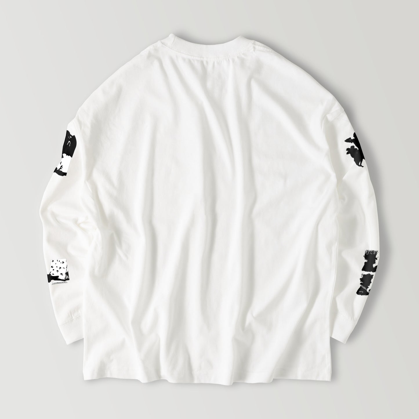 louvre (White long sleeve t-shirt)