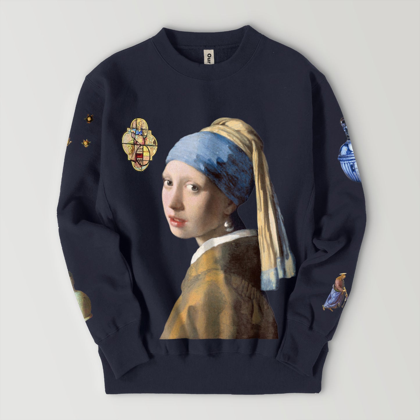 Johannes Vermeer & Pietro Perugino - collage